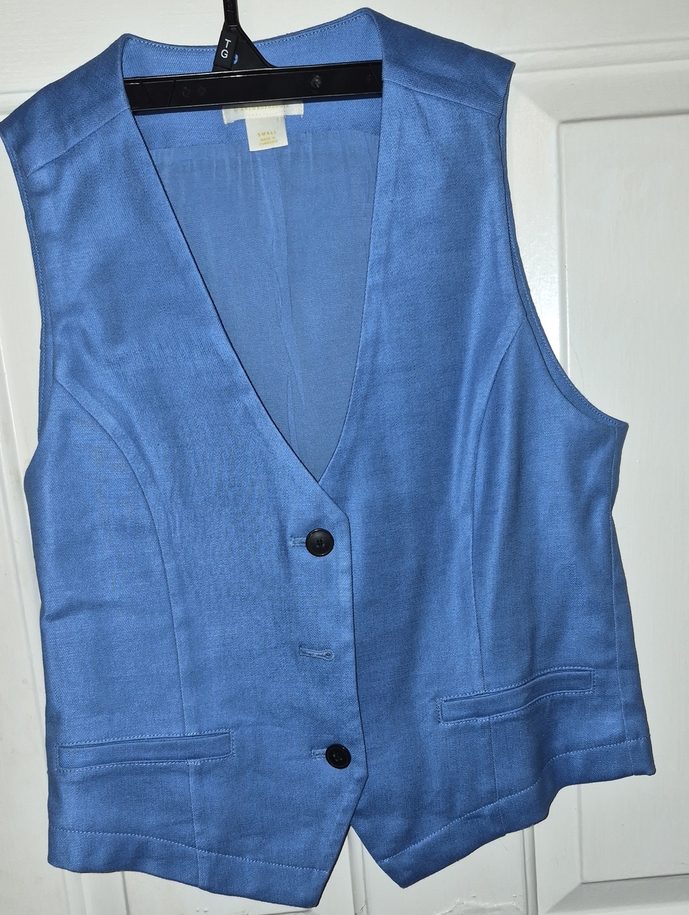 Anthropologie Maeve Sky Blue Vest Size Small